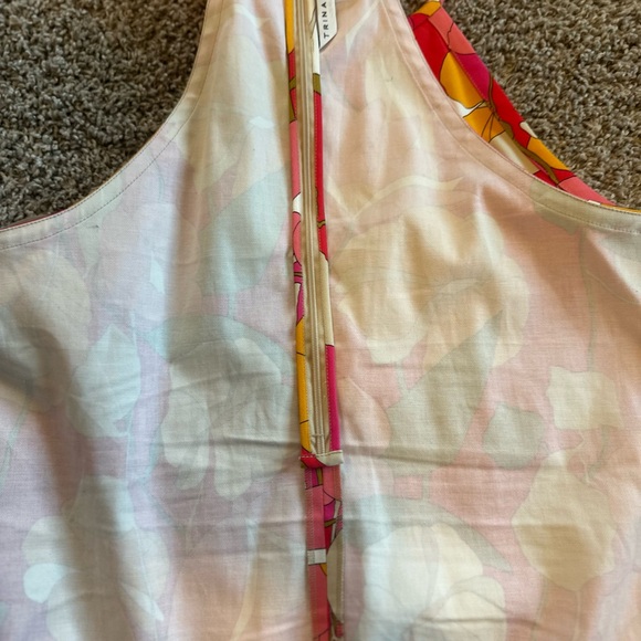 NWOT Trina Turk Pink and Yellow Floral Top Retail $248 - Picture 8 of 8